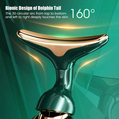 3 in 1 Facial Lifting Device Neck Eye Massage Face Slimmer EMS Beauty Skin Tightening anti Aging Facial Massager Beauty Device